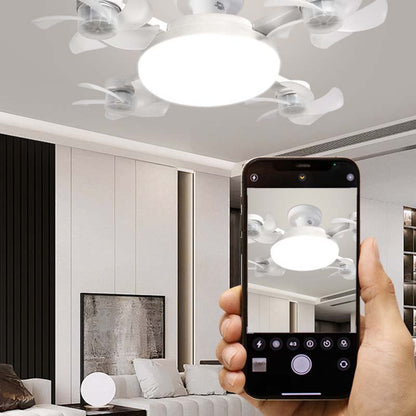 💡 Ciesz się chłodnym komfortem i delikatnym światłem – Nowoczesny wentylator sufitowy LED z pilotem – Za pobraniem 🌀
