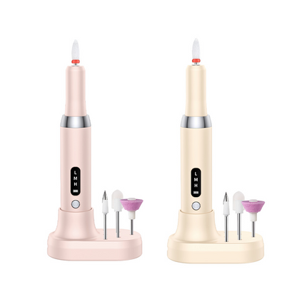 💅🔋 Bezprzewodowy manicure elektryczny z podstawką ładującą – ciesz się profesjonalnym manicure w domu! | Przenośny, akumulatorowy, gotowy do użycia w każdej chwili ✨