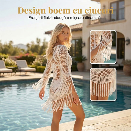 🌸 Szydełkowy kostium kąpielowy – styl boho, wygodny i idealny na lato 2026! 🌞👙