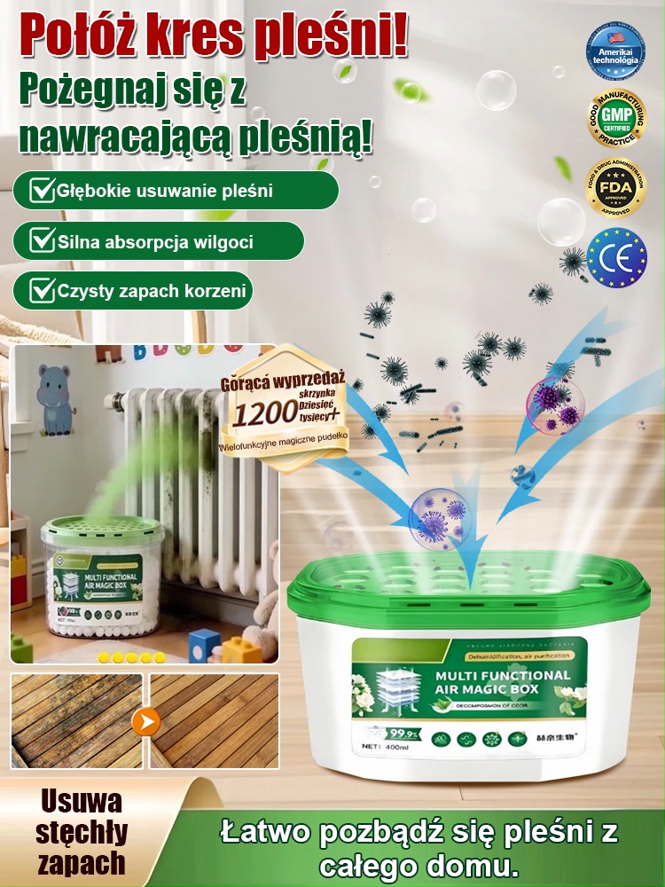 【Super Silny Środek na Pleśń】Pudełko na Pleśń